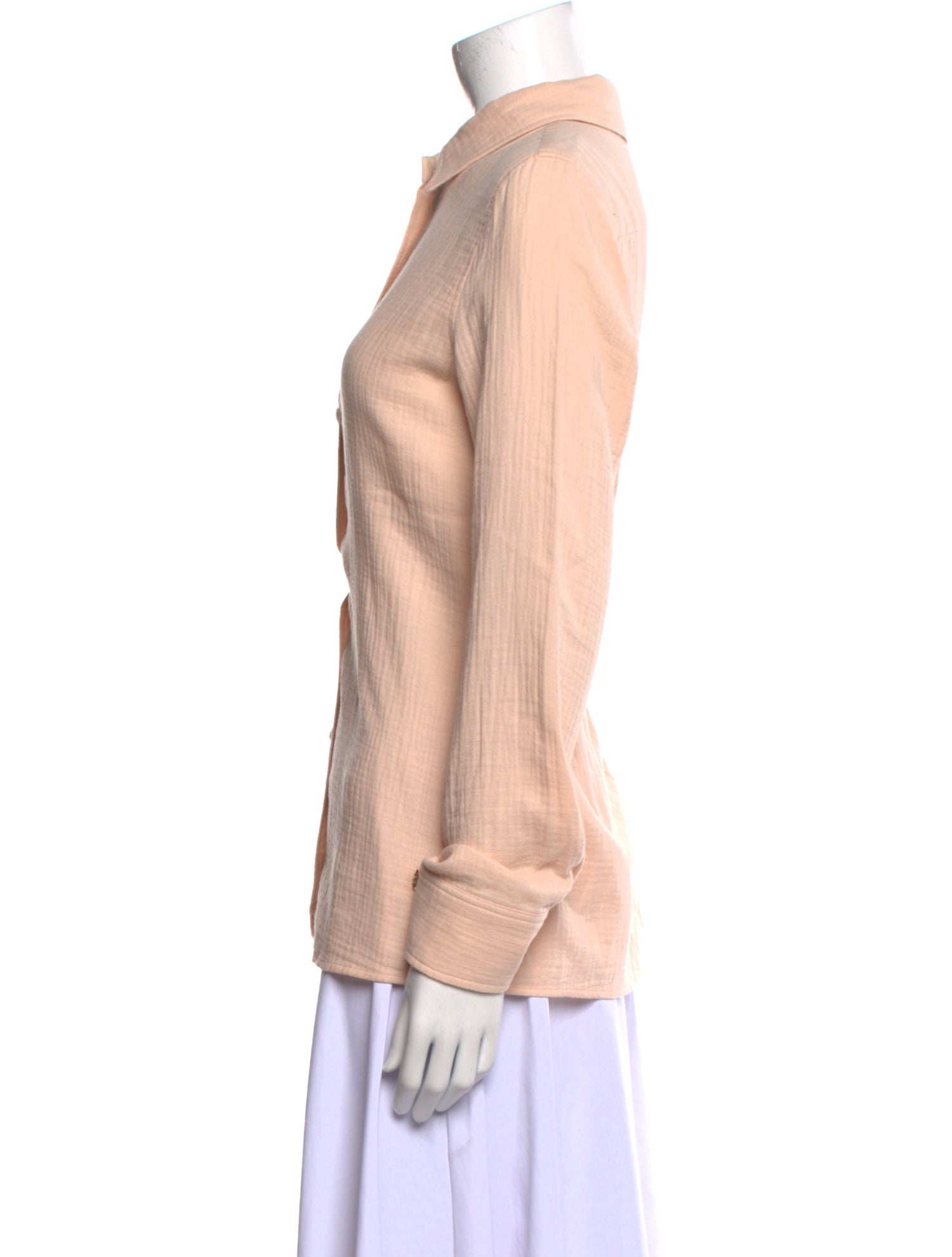 Éterne Long Sleeve Button-Up Top