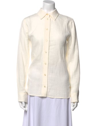 Éterne Long Sleeve Button-Up Top