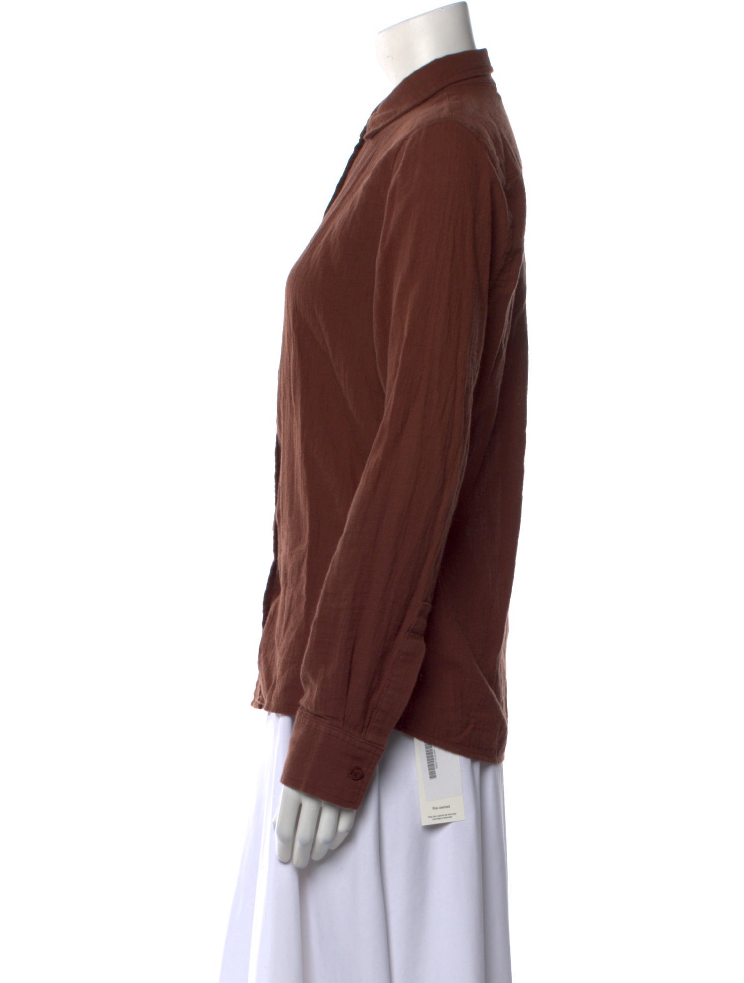 Éterne Long Sleeve Button-Up Top