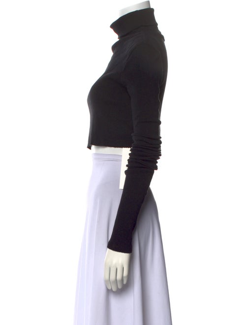 Éterne Turtleneck Long Sleeve Crop Top