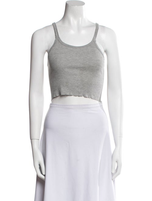 Éterne Scoop Neck Sleeveless Crop Top