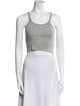 Éterne Scoop Neck Sleeveless Crop Top