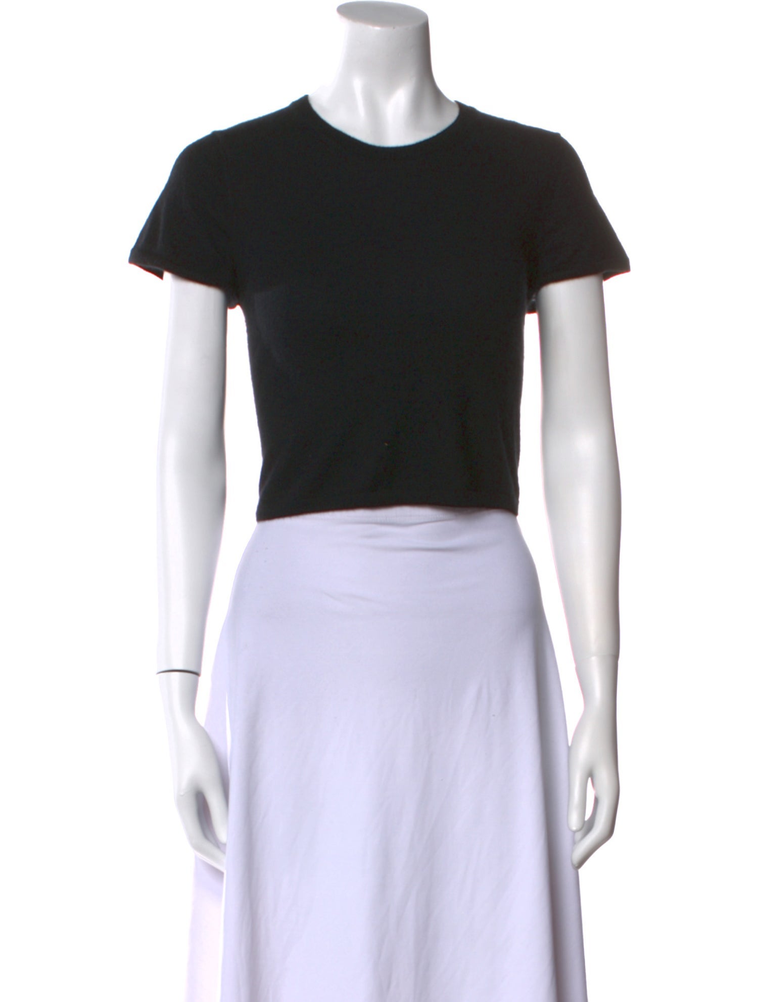 Éterne Cashmere Crew Neck Crop Top