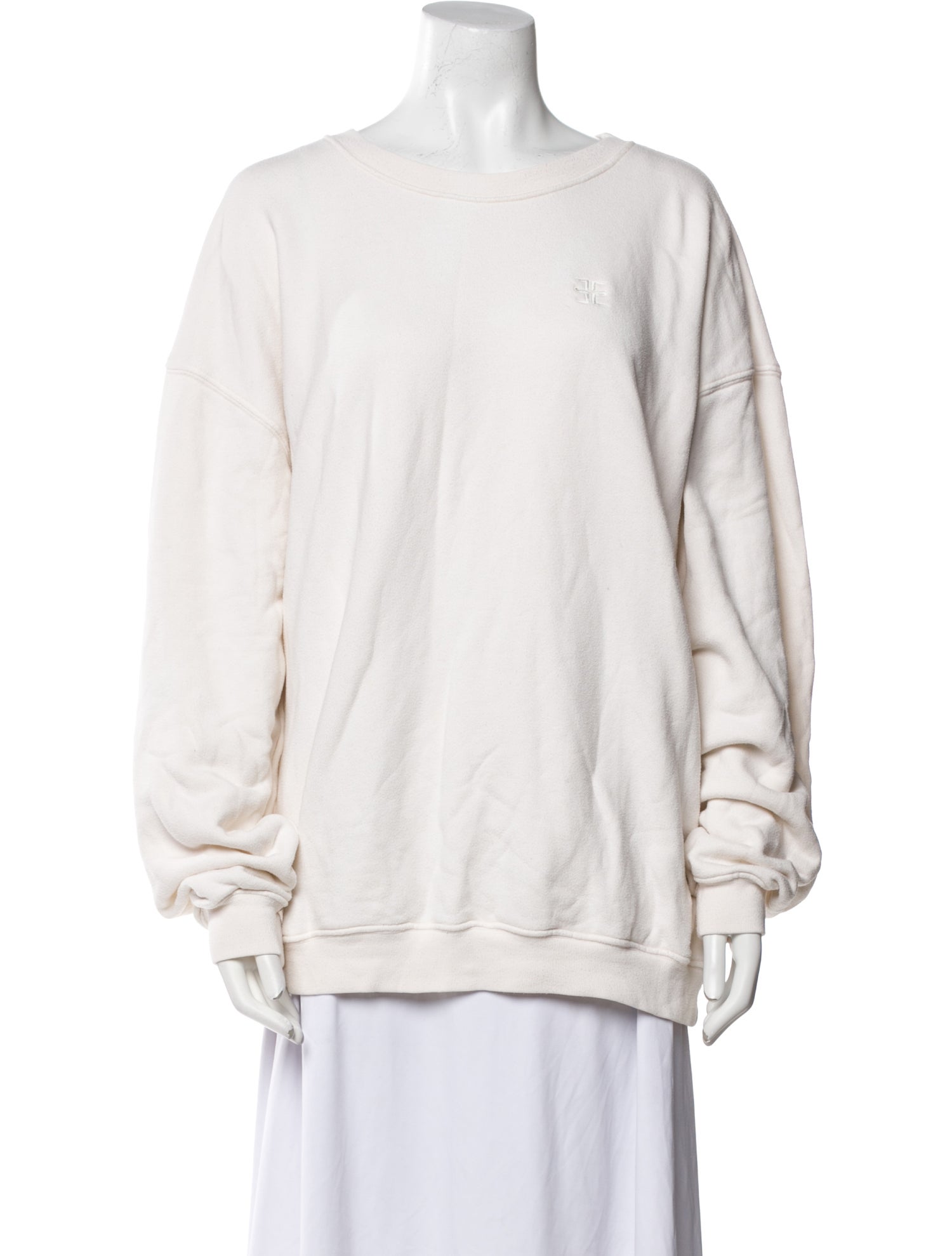 Éterne Bateau Neckline Long Sleeve Sweatshirt