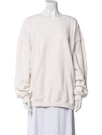 Éterne Bateau Neckline Long Sleeve Sweatshirt