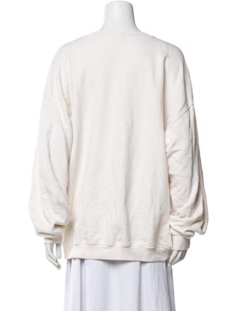 Éterne Bateau Neckline Long Sleeve Sweatshirt