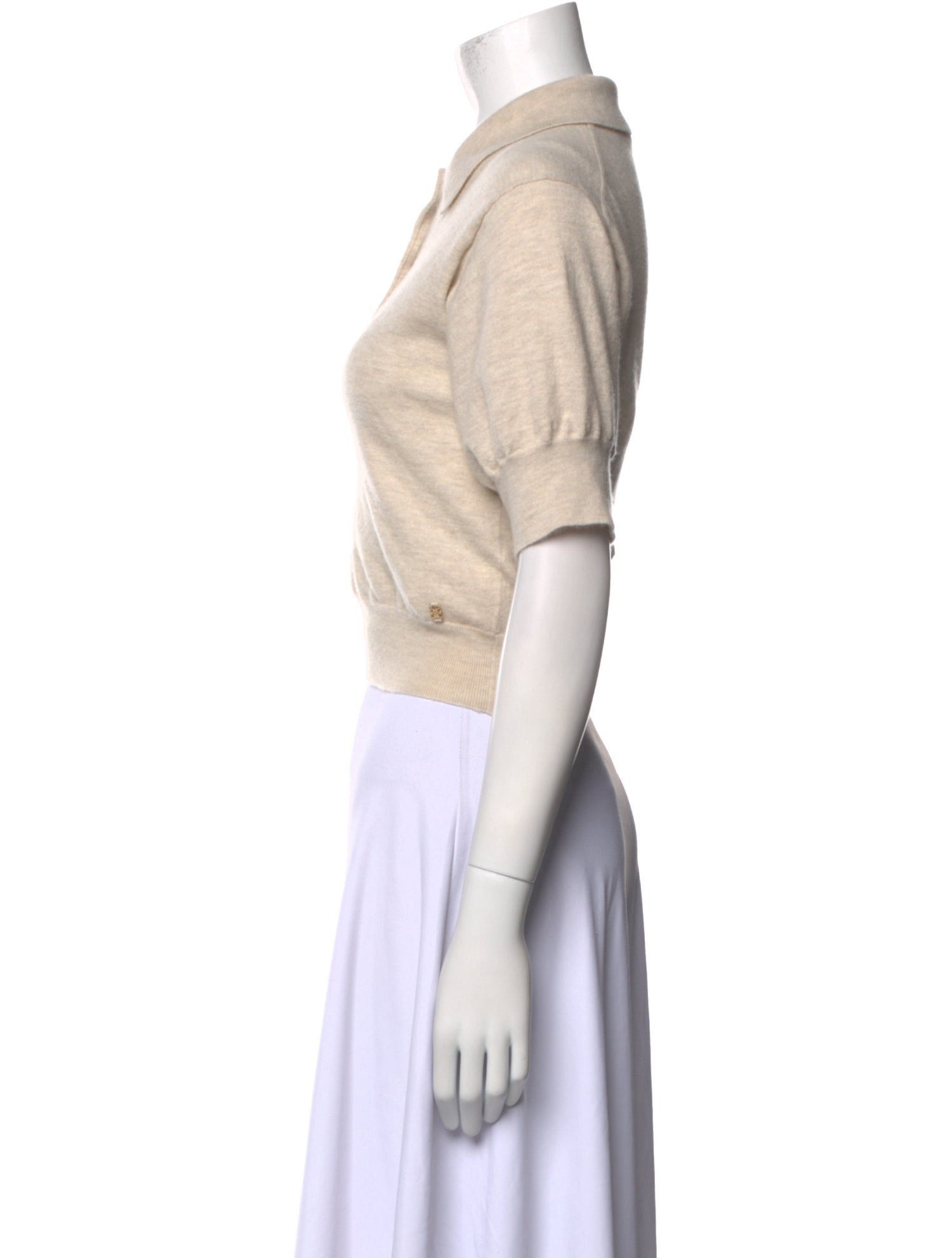 Éterne Cashmere Short Sleeve Polo