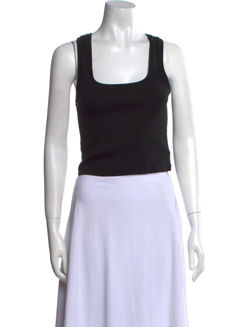 Éterne Square Neckline Sleeveless Crop Top