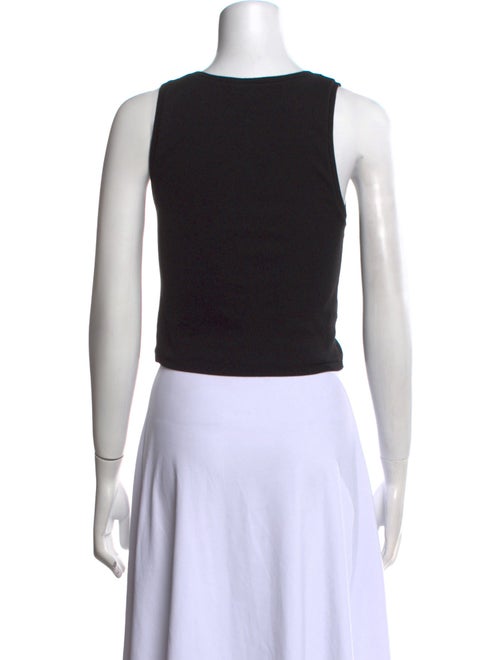 Éterne Square Neckline Sleeveless Crop Top