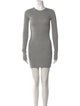 Éterne Crew Neck Mini Dress
