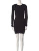 Éterne Crew Neck Mini Dress