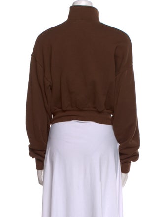 Éterne Mock Neck Long Sleeve Sweatshirt