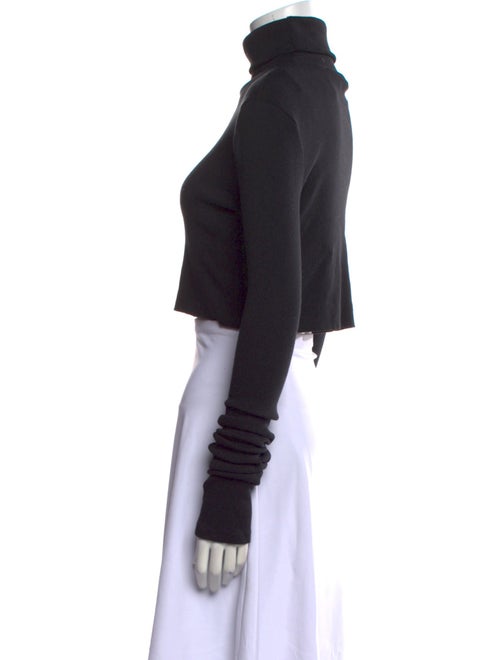 Éterne Turtleneck Long Sleeve Crop Top