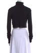 Éterne Turtleneck Long Sleeve Crop Top