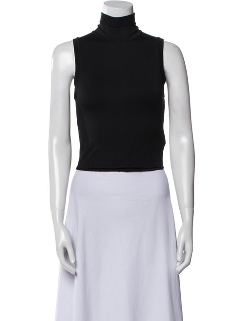 Éterne Turtleneck Sleeveless Crop Top