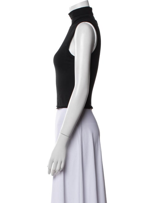 Éterne Turtleneck Sleeveless Crop Top