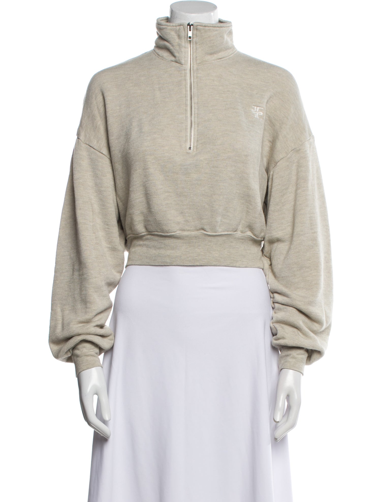 Éterne Mock Neck Long Sleeve Sweatshirt
