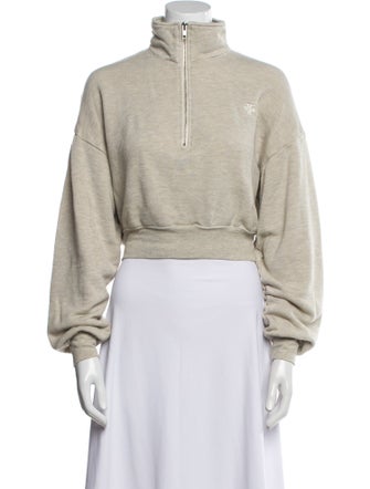 Éterne Mock Neck Long Sleeve Sweatshirt