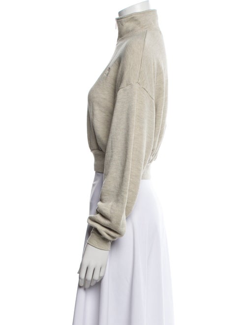 Éterne Mock Neck Long Sleeve Sweatshirt