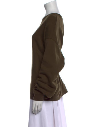 Éterne Bateau Neckline Long Sleeve Sweatshirt