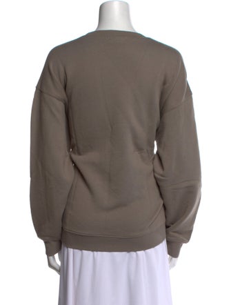 Éterne Scoop Neck Long Sleeve Sweatshirt