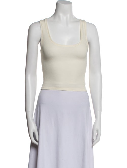 Éterne Square Neckline Sleeveless Crop Top