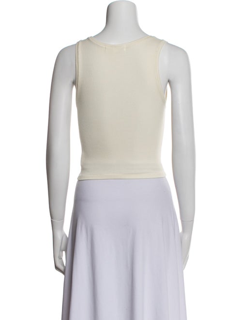 Éterne Square Neckline Sleeveless Crop Top