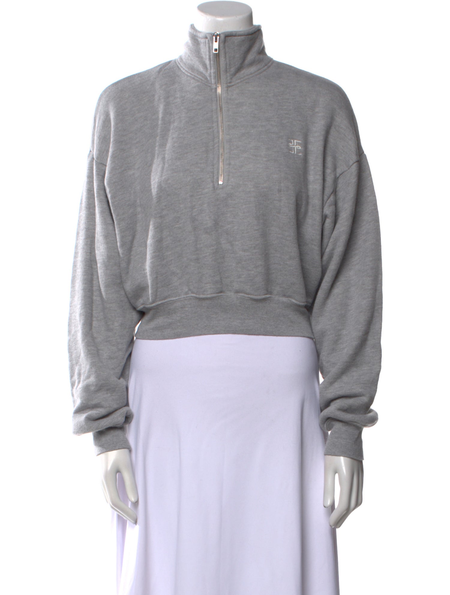 Éterne Mock Neck Long Sleeve Sweatshirt