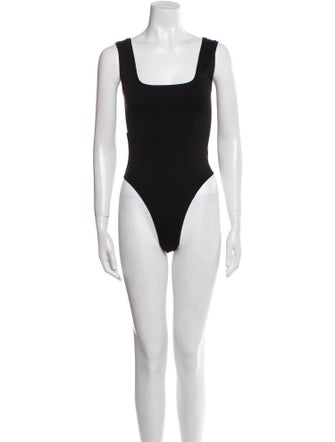 Éterne Nylon Square Neckline Bodysuit