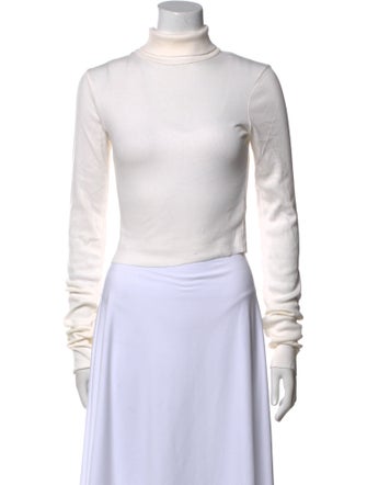 Éterne Turtleneck Long Sleeve Crop Top