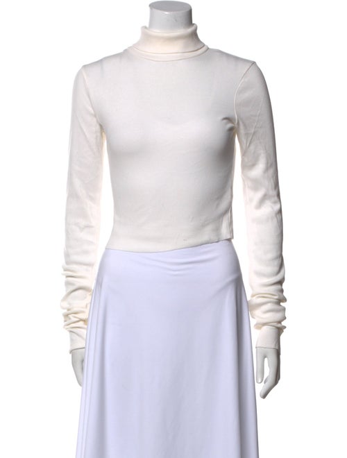 Éterne Turtleneck Long Sleeve Crop Top