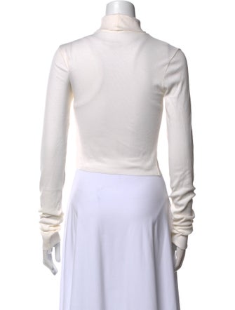 Éterne Turtleneck Long Sleeve Crop Top