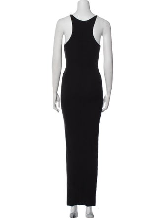 Éterne Scoop Neck Long Dress