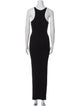 Éterne Scoop Neck Long Dress