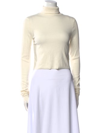 Éterne Turtleneck Long Sleeve Crop Top