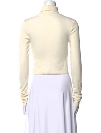 Éterne Turtleneck Long Sleeve Crop Top