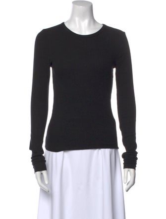 Éterne Scoop Neck Long Sleeve Top