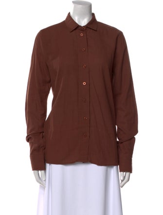 Éterne Long Sleeve Button-Up Top