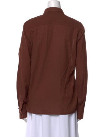 Éterne Long Sleeve Button-Up Top