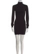 Éterne Turtleneck Knee-Length Dress