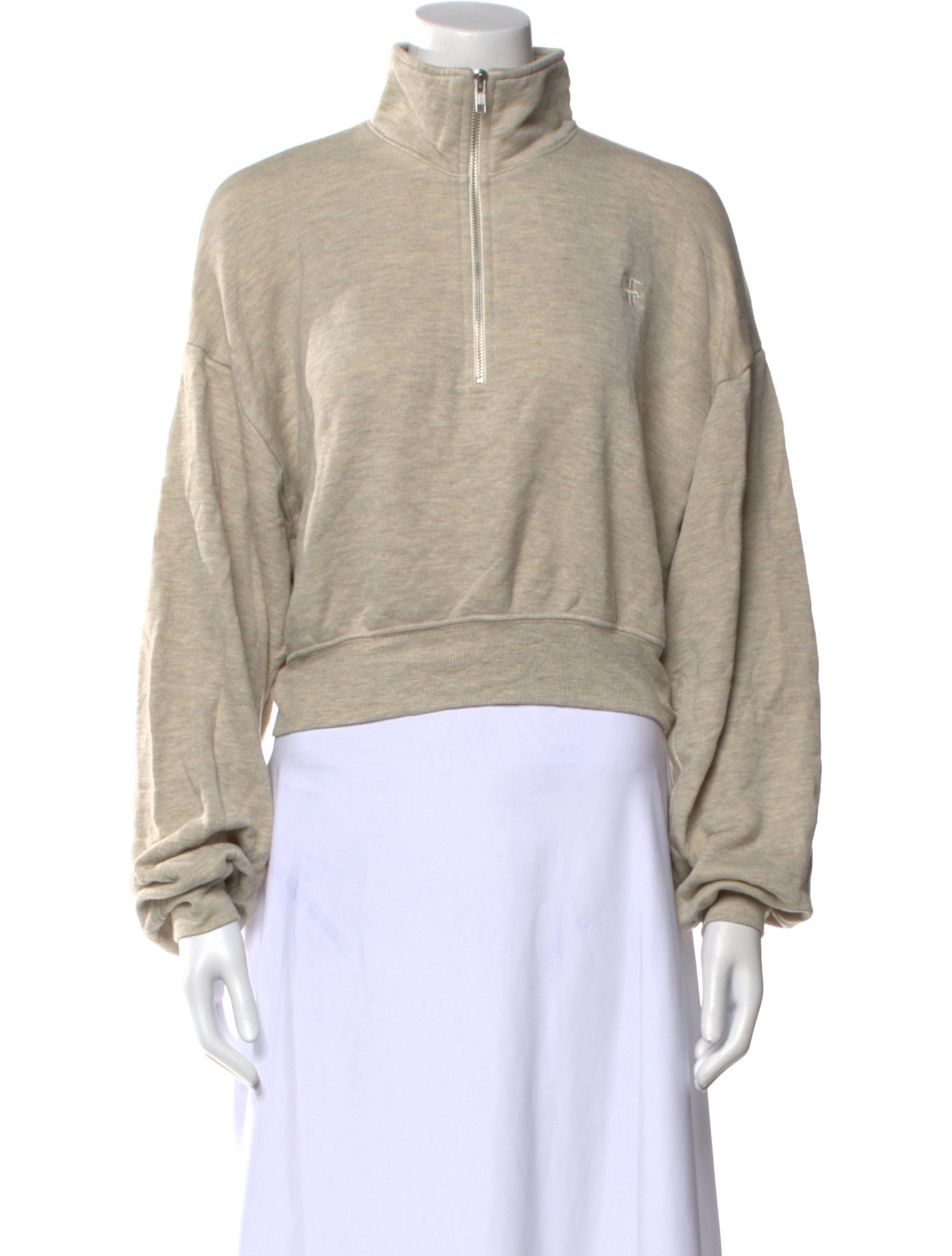 Éterne Mock Neck Long Sleeve Sweatshirt