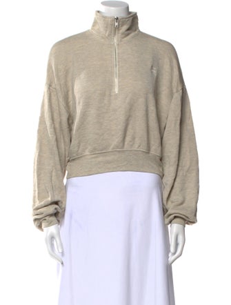 Éterne Mock Neck Long Sleeve Sweatshirt