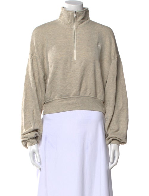 Éterne Mock Neck Long Sleeve Sweatshirt