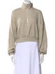 Éterne Mock Neck Long Sleeve Sweatshirt