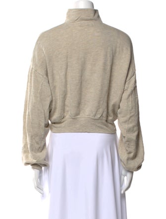 Éterne Mock Neck Long Sleeve Sweatshirt