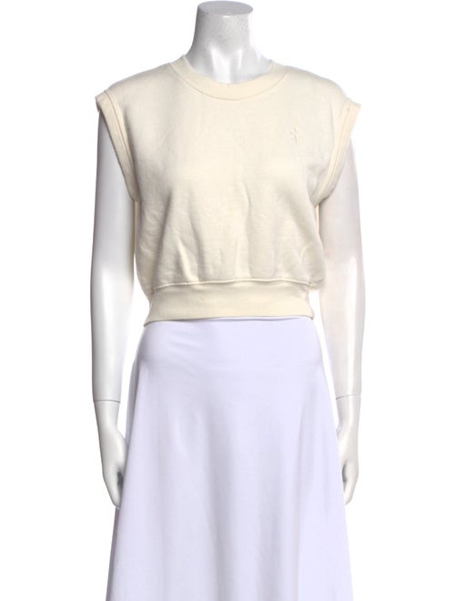 Éterne Crew Neck Short Sleeve Crop Top