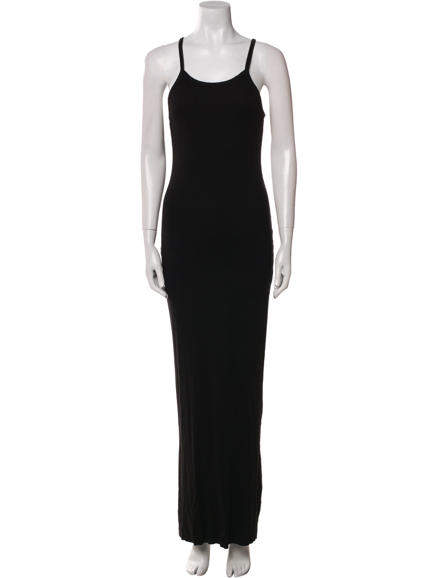 Éterne Scoop Neck Long Dress