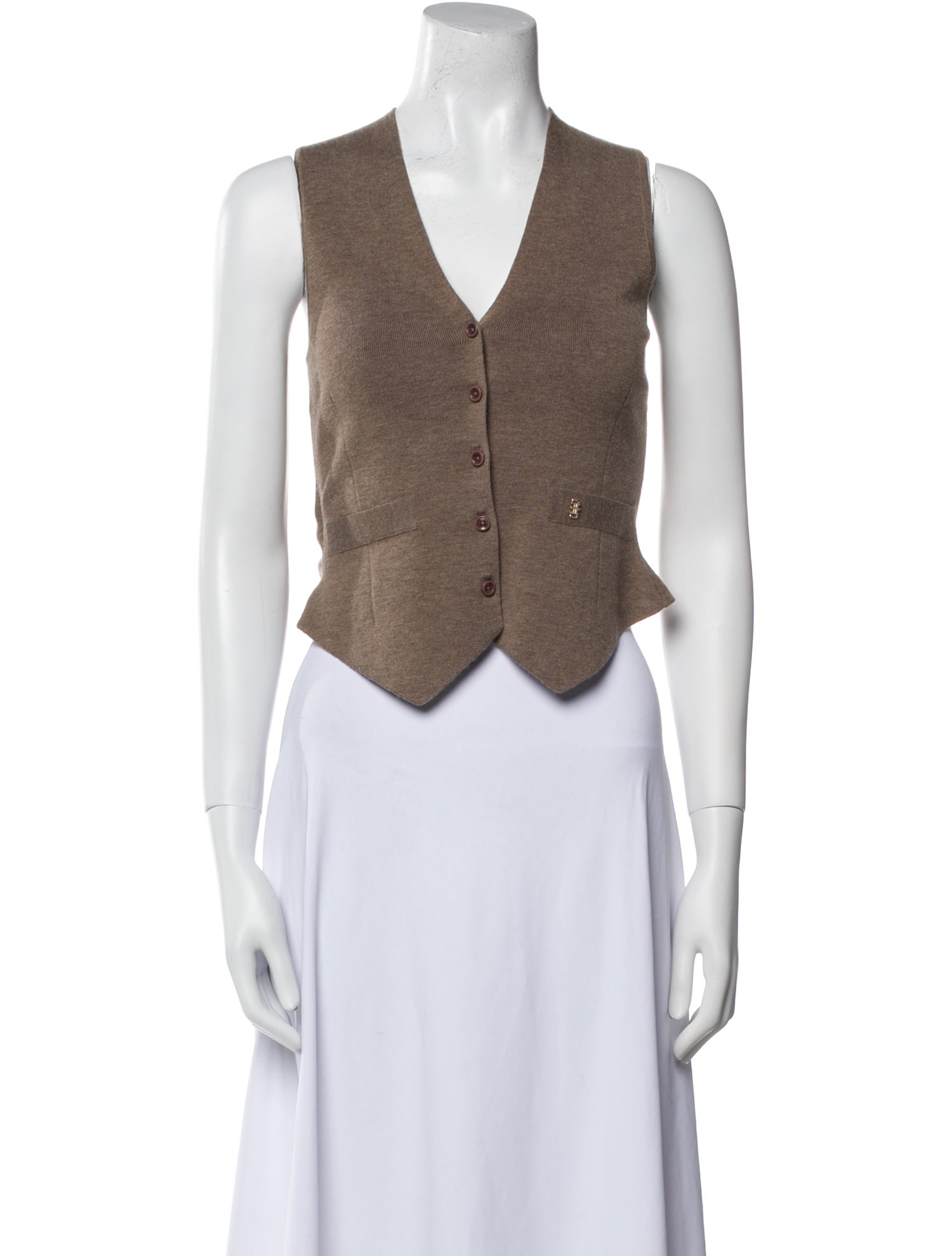 Éterne Cashmere V-Neck Sweater