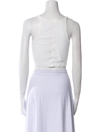Éterne V-Neck Sleeveless Crop Top