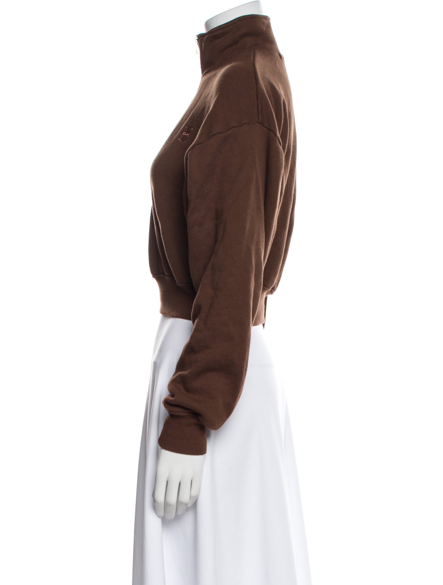 Éterne Mock Neck Long Sleeve Sweatshirt